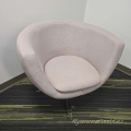 EQ3 Light Grey Swivel Bucket Tub Chair